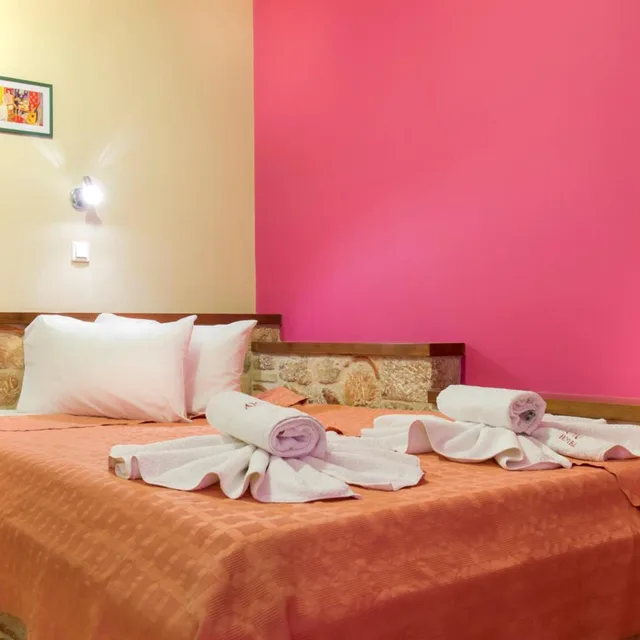 غرفة اقتصادية بسرير مزدوج أو سريرين منفصلين، Aktaion Hotel 4/10