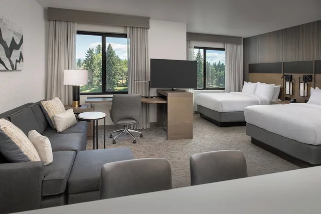 استوديو بسريرين كوين مع أريكة لذوي الإعاقة، Residence Inn by Marriott Bozeman Downtown 1/3