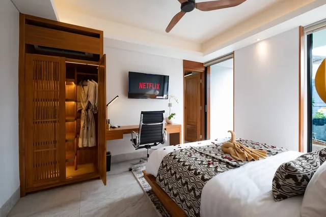 3 Bedrooms, Grand, Pool, Villa, 1 Queen and 2 King Beds، La Numa Villas Canggu 7/10