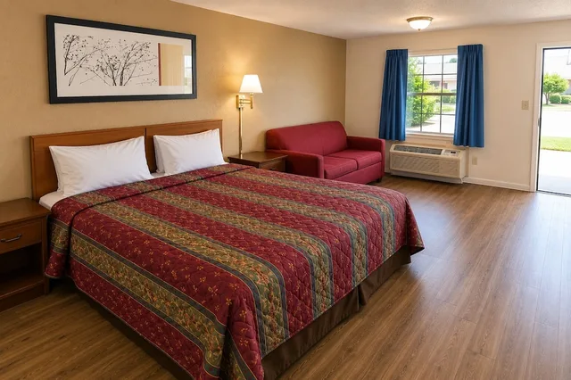 غرفة بسرير كينج، Segovia Lodge Junction TX I -10 2/4