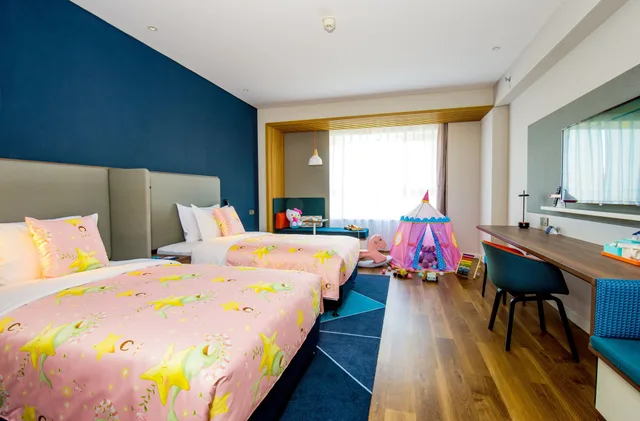غرفة قياسية بسريرين منفصلين لذوي الإعاقة، Holiday Inn Express Yinchuan Downtown 7/10