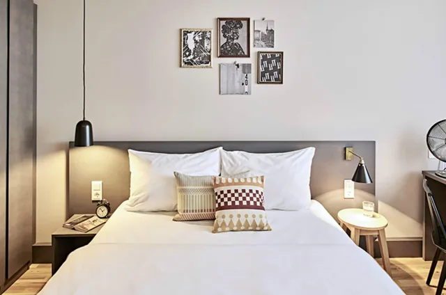 استوديو بسرير كوين بشرفة، Bold Hotel Munchen Zentrum 3/5