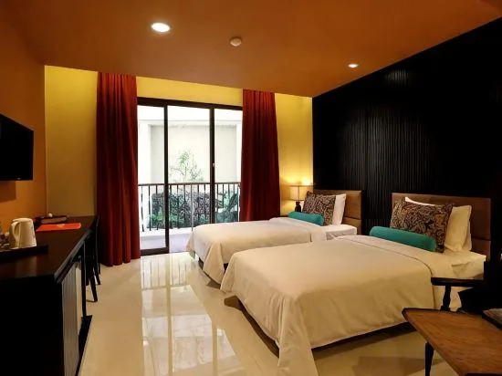 غرفة ديلوكس بسرير مزدوج أو سريرين منفصلين بغرفة نوم واحدة، Capa Resort Maumere 1/2