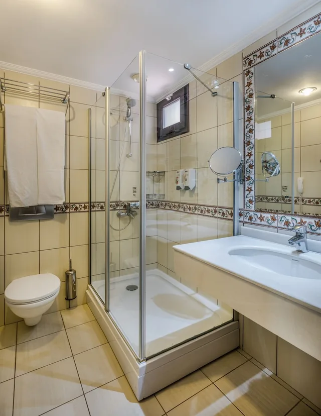 غرفة قياسية بسرير مزدوج أو سريرين منفصلين بإطلالة على الحديقة، Marmaris Bay Resort - Adults Only (16+) 7/7