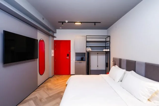 غرفة قياسية بسرير كينج بإطلالة على المدينة لذوي الإعاقة، Radisson Red Ibirapuera 2/6