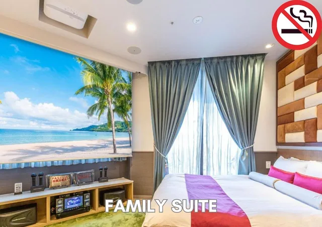 غرفة عائلية بسرير كوين وأسرّة بطابقين، Hotel Pasela Living 3/7