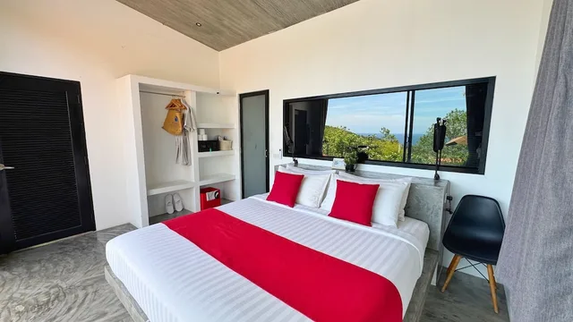 2 Bedrooms, Pool, Red, Villa, 2 King Beds، Pahili Pool Villas Koh Tao 10/10