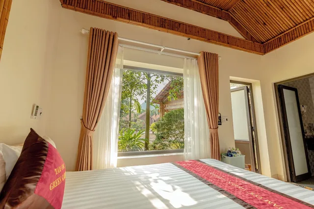 غرفة ديلوكس ثلاثية، Tam Coc Green Garden Bungalow 3/5