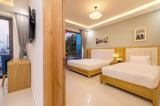 غرفة عائلية بسريرين كوين وسريرين منفصلين بإطلالة على المدينة بغرفتي نوم، Babylon Villa 2/4