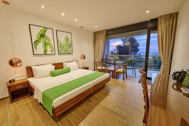 غرفة ديلوكس بسريرين منفصلين بإطلالة على الحديقة، Agnus Luxury Villa - Unawatuna 2/10