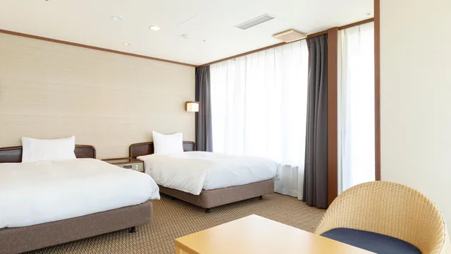 Semi Western, Superior, Twin Beds, Bathtub، Oedo-Onsen-Monogatari Ito Hotel New Okabe 1/1