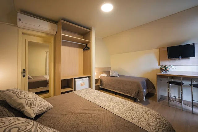 شاليه بثلاثة أسرّة، Hotel Pousada Alto da Serra 4/8