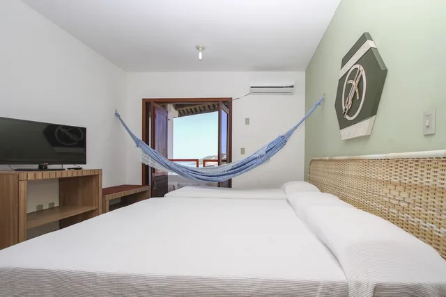 غرفة سوبيريور ديلوكس ثلاثية بسرير كوين وسرير فردي، Marambaia Apart Hotel 1/8
