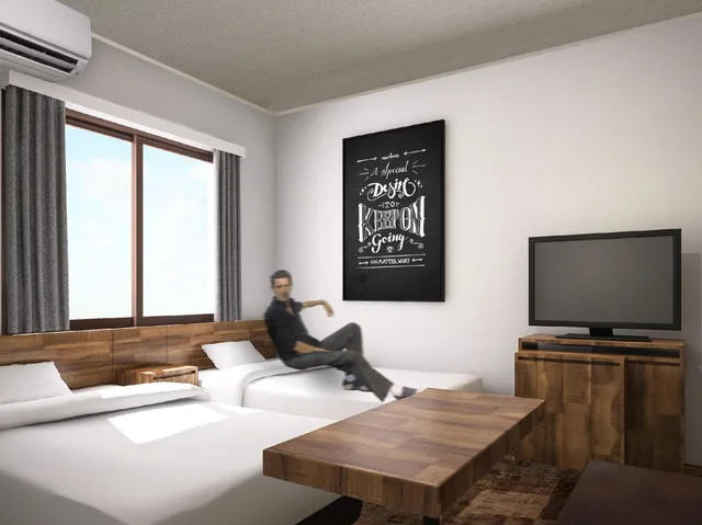 غرفة سوبيريور بسريرين مزدوجين، Hotel Emerald Isle Ishigakijima 3/3