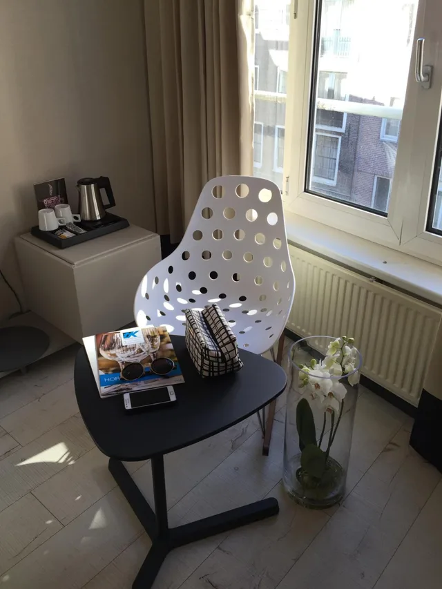 غرفة ديلوكس بسرير مزدوج أو سريرين منفصلين، France Hotel Amsterdam 4/6