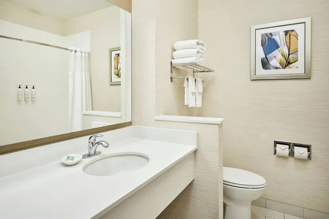 غرفة بسرير كينج لذوي الإعاقة، Fairfield Inn & Suites By Marriott Sidney 2/4