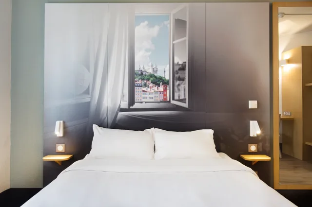 غرفة قياسية بسرير مزدوج، B&B Hotel Lyon Saint Bonnet Mid Plaine 4/6