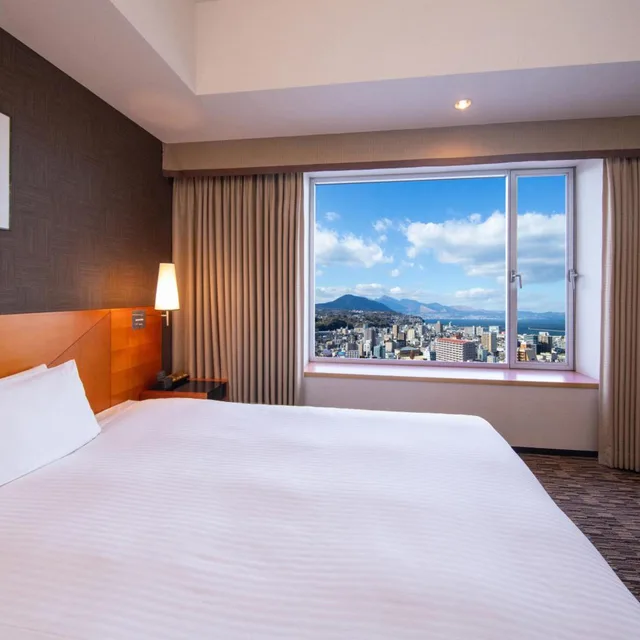 غرفة بسرير نصف مزدوج، Hotel Nikko Oita Oasis Tower 2/7