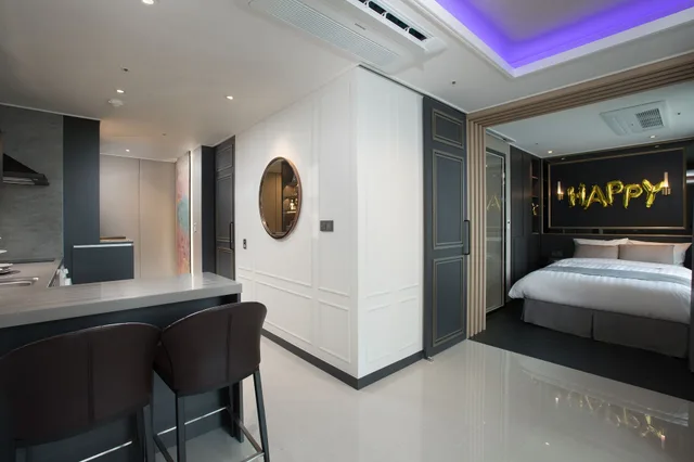 جناح بفراش فوتون وسرير مزدوج، Utop Boutique Hotel and Residence 3/3