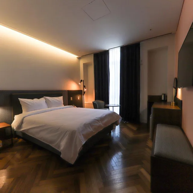 غرفة بسرير مزدوج بحمام خاص، Le Seoul Hotel 9/10