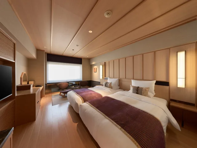 غرفة بريميير بسريرين منفصلين، Kyoto Century Hotel 3/3