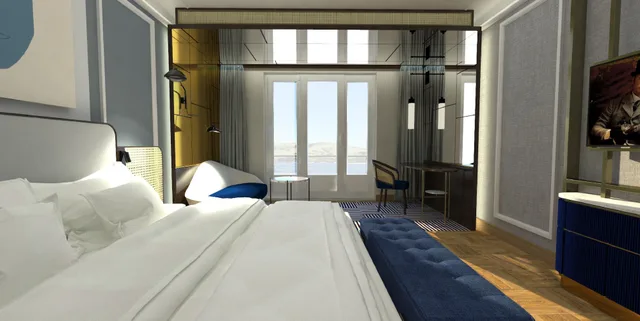 غرفة ديلوكس بسرير كينج، AMERON Zurich Bellerive Au Lac 3/9
