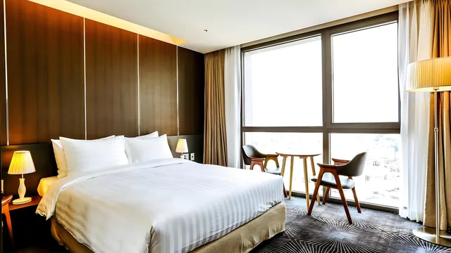 غرفة تُحدَّد عند الوصول، Hotel Goldendaisy Seogwipo Ocean 1/1