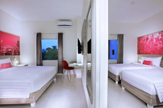 غرفة سوبيريور بسرير مزدوج أو سريرين منفصلين، fave plus hotel Banjarbaru 2/4