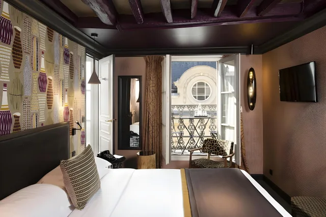 غرفة قياسية بسرير كينج، Hotel Les Dames Du Pantheon 3/3