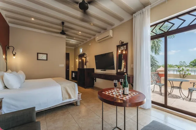 غرفة قياسية بسرير كينج، Casa Zafiro Hotel - Adults Only 4/10