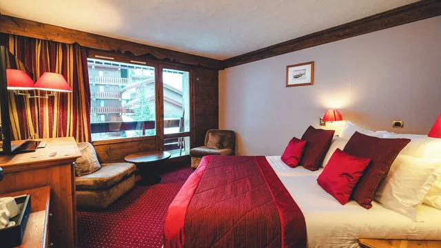 Classic, Twin Beds, Mountain Side، Hotel Mont Vallon Meribel 1/10