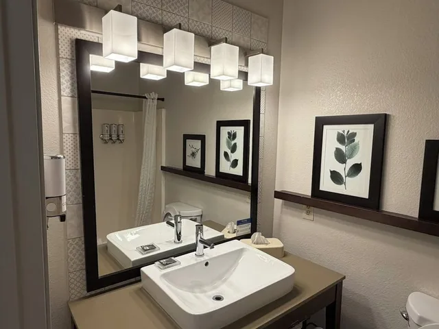 جناح ديلوكس بسرير كينج بغرفة نوم واحدة مع أريكة، Country Inn & Suites by Radisson, Novi, MI 10/10