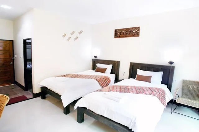 غرفة قياسية بسريرين منفصلين، Baan Na Khon Hotel 3/3