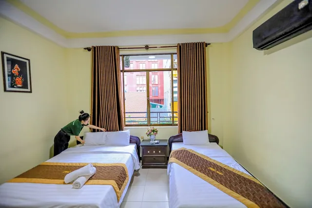 غرفة سوبيريور بسرير مزدوج وسرير فردي، Dmz Hostel Hue 1/7