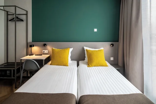 غرفة كومفورت بسريرين منفصلين بغرفة نوم واحدة، Hotel Fogo Amsterdam 2/5