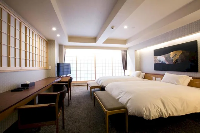 غرفة فاخرة بسريرين منفصلين، Kyoto Kamanza Hotel 1/1