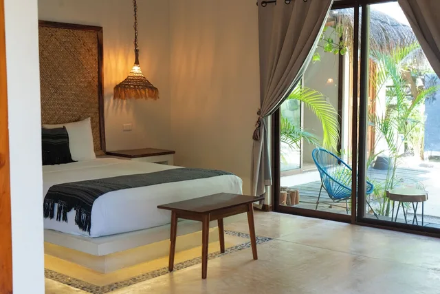 غرفة سوبيريور بسرير كوين بإطلالة على الحديقة، La Puerta Azul Beachfront Adults Only 9/10