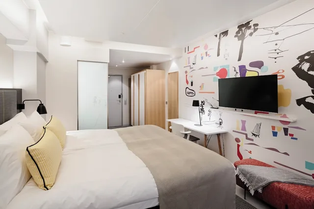 غرفة قياسية بسرير مزدوج، Hotel Indigo Helsinki - Boulevard 4/10