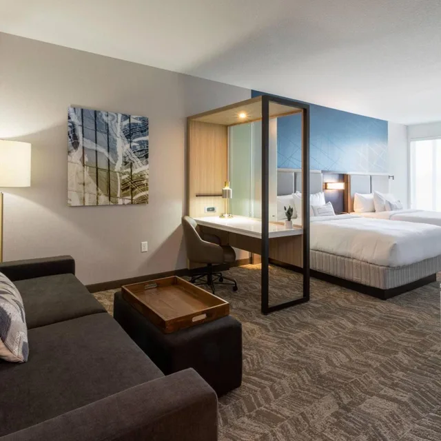 جناح بسريرين كوين مع سرير سحّاب إضافي، SpringHill Suites by Marriott Minneapolis Maple Grove/Arbor Lakes 2/10
