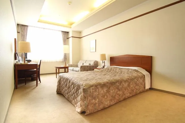 غرفة ديلوكس بسرير مزدوج للمدخنين، Hotel Danrokan 1/3