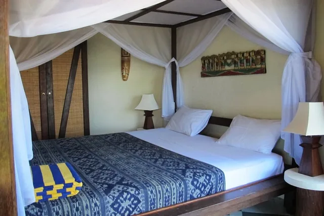 بنغل بسرير كينج بإطلالة على البحر، Hotel Uyah Amed Spa Resort 1/6