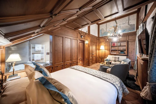 جناح بسرير مزدوج بجاكوزي، Ambra Cortina Luxury Fashion Boutique Hotel 3/8