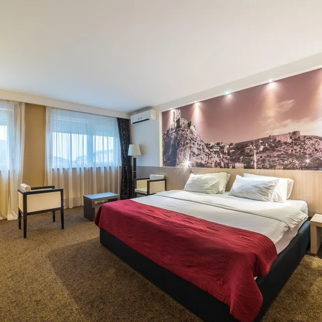 جناح ديلوكس بسرير كينج، CITY HOTEL MOSTAR 4/10