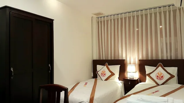 غرفة قياسية بسرير كوين بغرفة نوم واحدة بحمام خاص، The Rice Hotel & Tour - 40 Bui Vien No 9 8/10