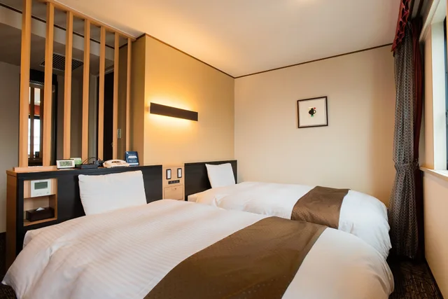 Royal, Twin Beds, Kagoshima Plaza Hotel Tenmonkan 3/4