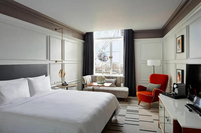 غرفة بسرير مزدوج بإطلالة، London Marriott County Hall 1/2