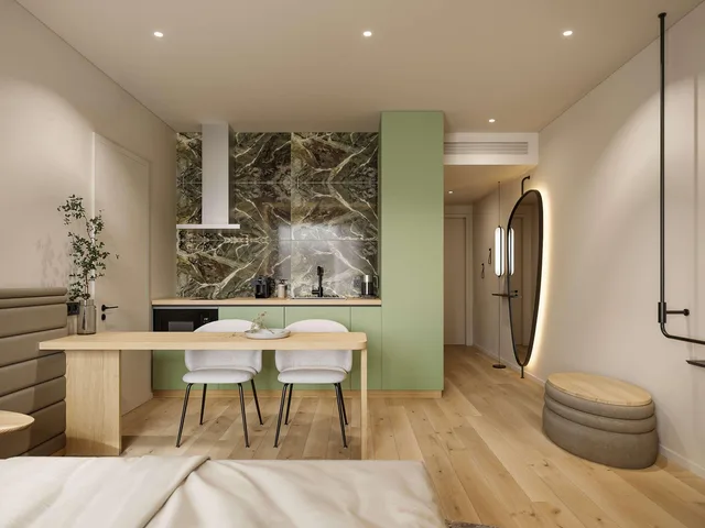 استوديو بسرير كينج بشرفة، Novotel Tallinn 9/9