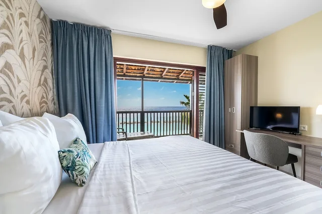 جناح بسرير كينج وسرير كوين بإطلالة على البحر بغرفتي نوم، Lions Dive Beach Resort Curacao 1/10