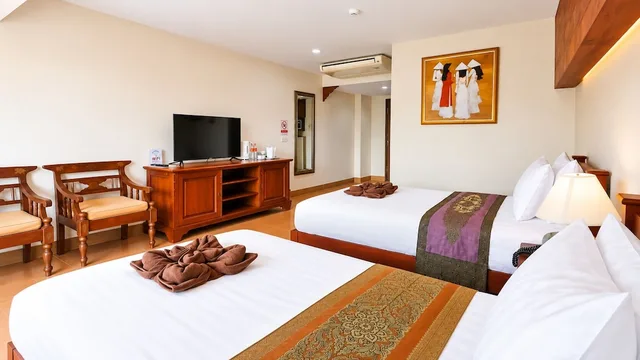 غرفة ديلوكس بسريرين منفصلين، Harmony Inn 6/9