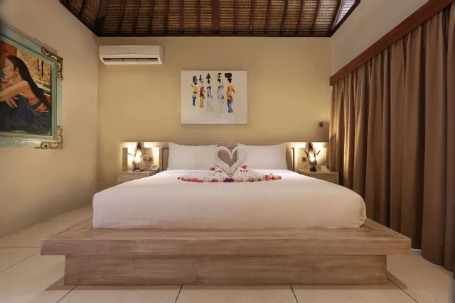 غرفة بسرير كينج بإطلالة على الحديقة، Living Asia Resort Spa Lombok 4/5